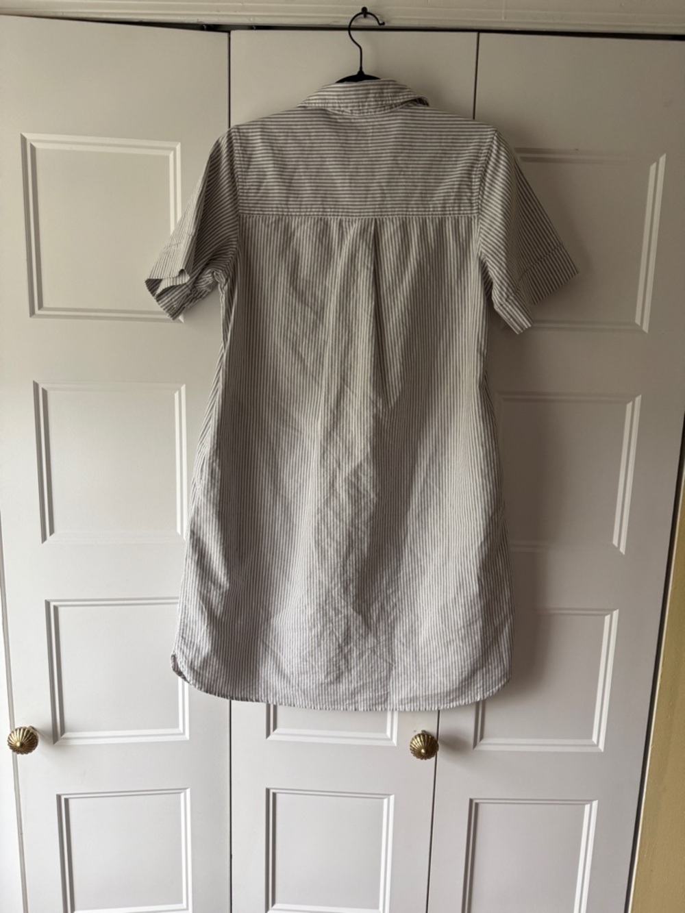 Oxford Short-Sleeve Shirt Dress - SZ XS - Picture 4 of 12